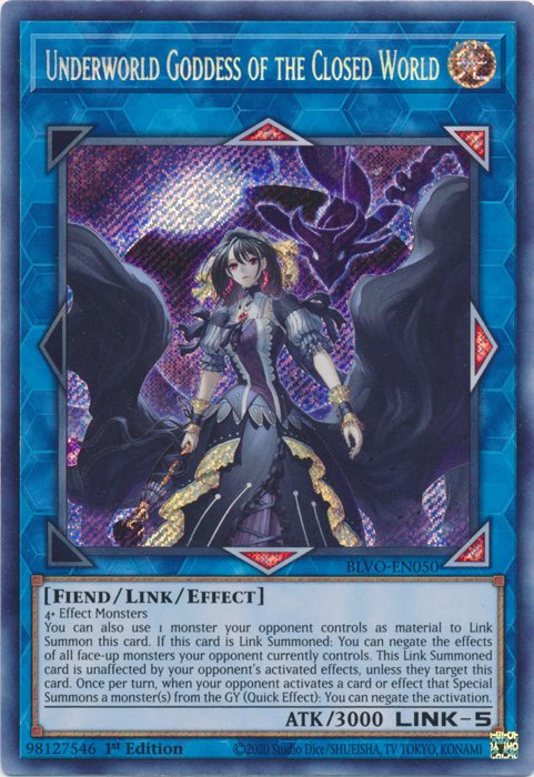 1364. Underworld Goddess of the Closed World First released in Japanese in 2020 and in English in 2021 What is everyone's favourite Link Monster? # YuGiOh 1364. Underworld Goddess of the Closed World First released in Japanese in 2020 and in English in 2021 What is everyone's favourite Link Monster? # YuGiOh