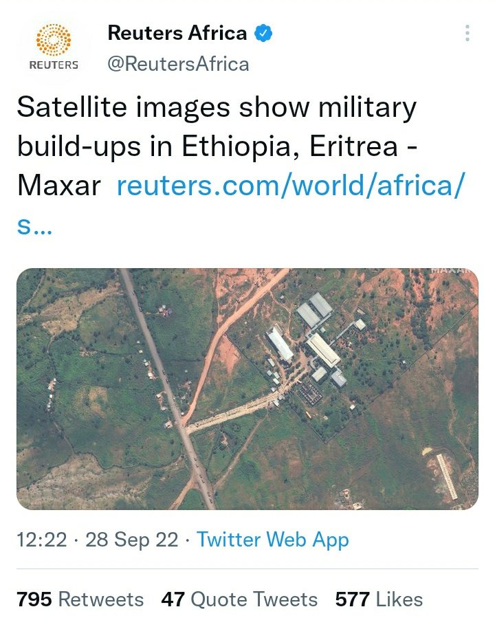 Qnie_Addiss's tweet photo. One can't emphasize this enough, an American company called Maxar is literally providing TPLF coordinates and positions of military assets openly through @ReutersAfrica (@giuliaparavicin) and @BBCAfrica (@cathkemi &amp; @nataliesophia)! https://t.co/rGp1LINMIi