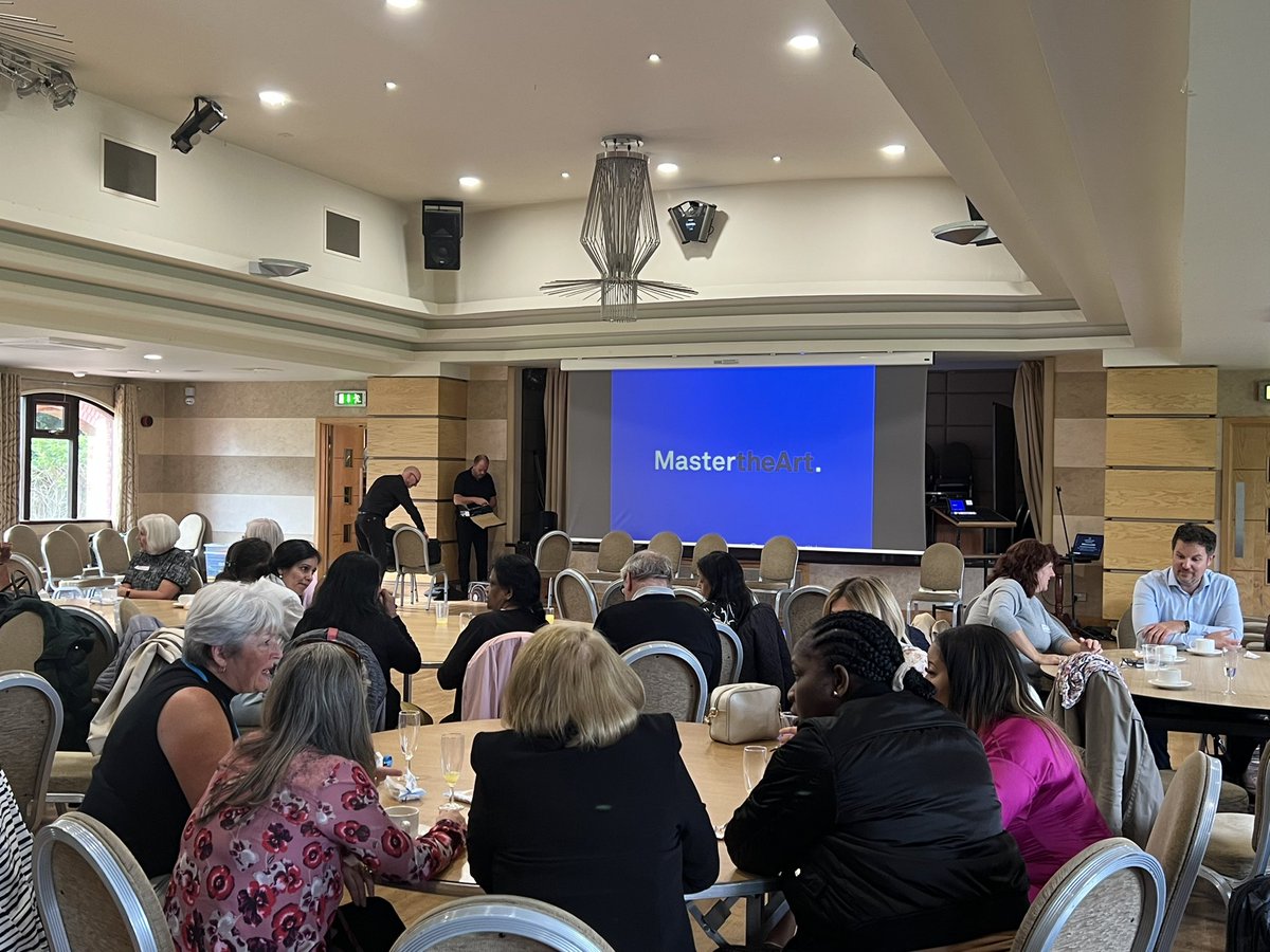 mastertheartltd's tweet photo. A bit of a departure from the usual agency crowd yesterday - running a session on #gravitas for a room full of GPs. It still feels such a privilege to be back to in-person sessions and to be able to feed off the energy that each group generates. #training #communicationskills https://t.co/t7n3ZLYLs7