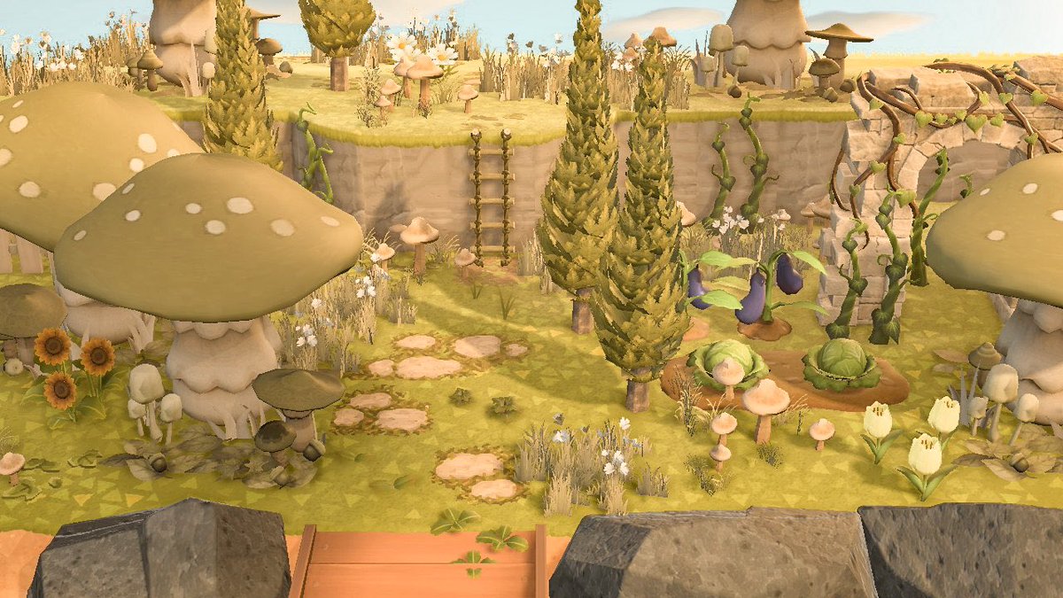 leafcrossingg's tweet photo. cozy &amp; wild mushy forest 🍃🌱🍄
#acnhmods #AnimalCrossingNewHorizions #ACNH #forestcore https://t.co/qih31zzaiF
