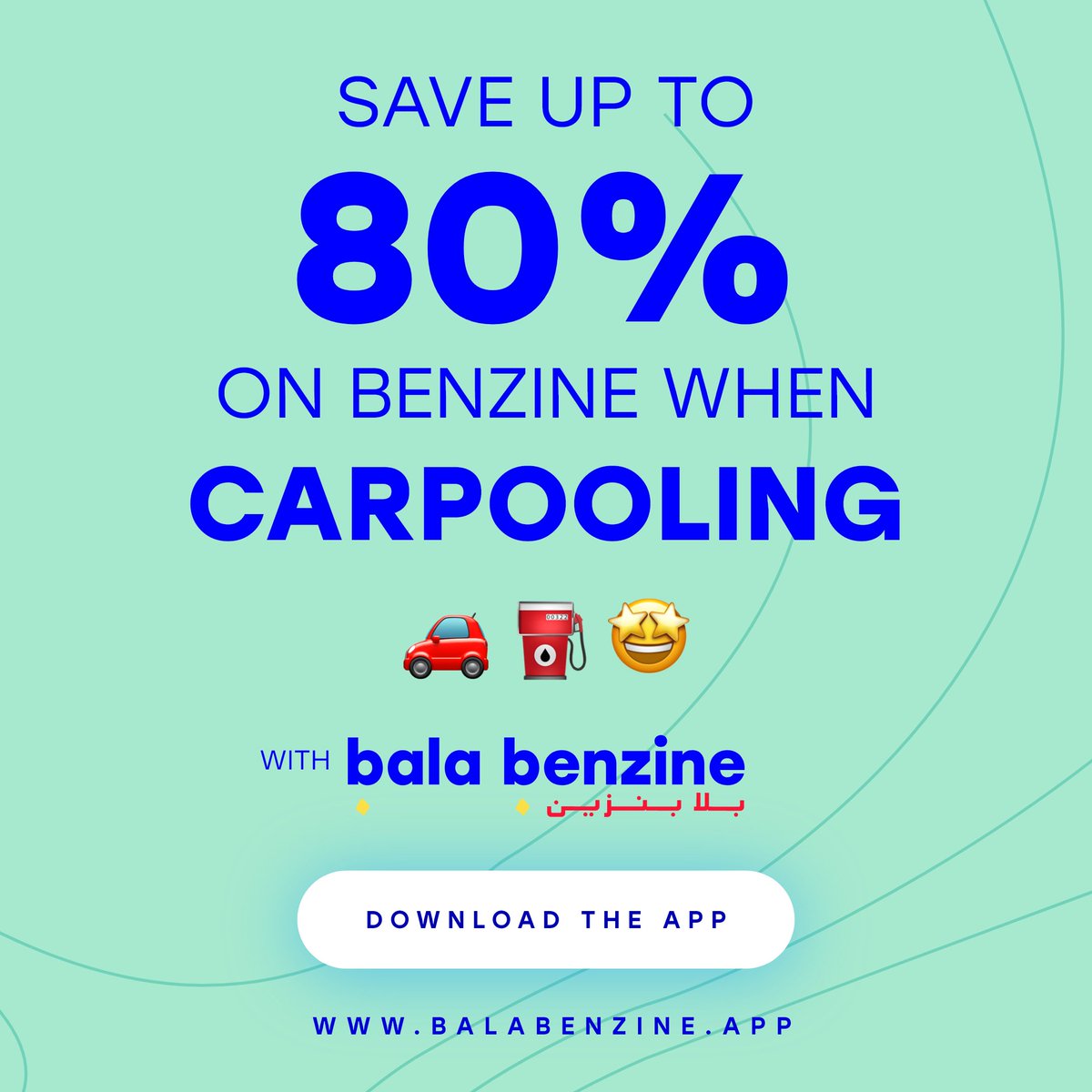 BalaBenzine's tweet photo. In #Lebanon, your average #dailycommute in your car is costing you 100,000 LL/day or 2.2 Million LL/month. What if you could pay 20,000 LL/day instead, would you do it? why not?
#LebTech #Carpool #balabenzine https://t.co/AYFxM7ViiC