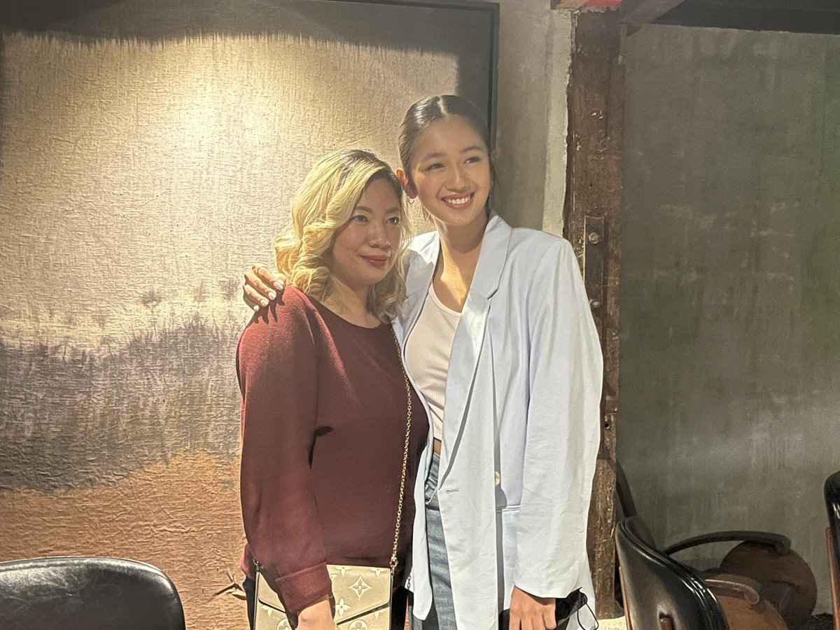 StarCinema's tweet photo. @kaori_oinuma with @tinalata_ here at the #TaraG Celebrity Special Screening! 🫶🏼 https://t.co/6ED3hSfnZ7