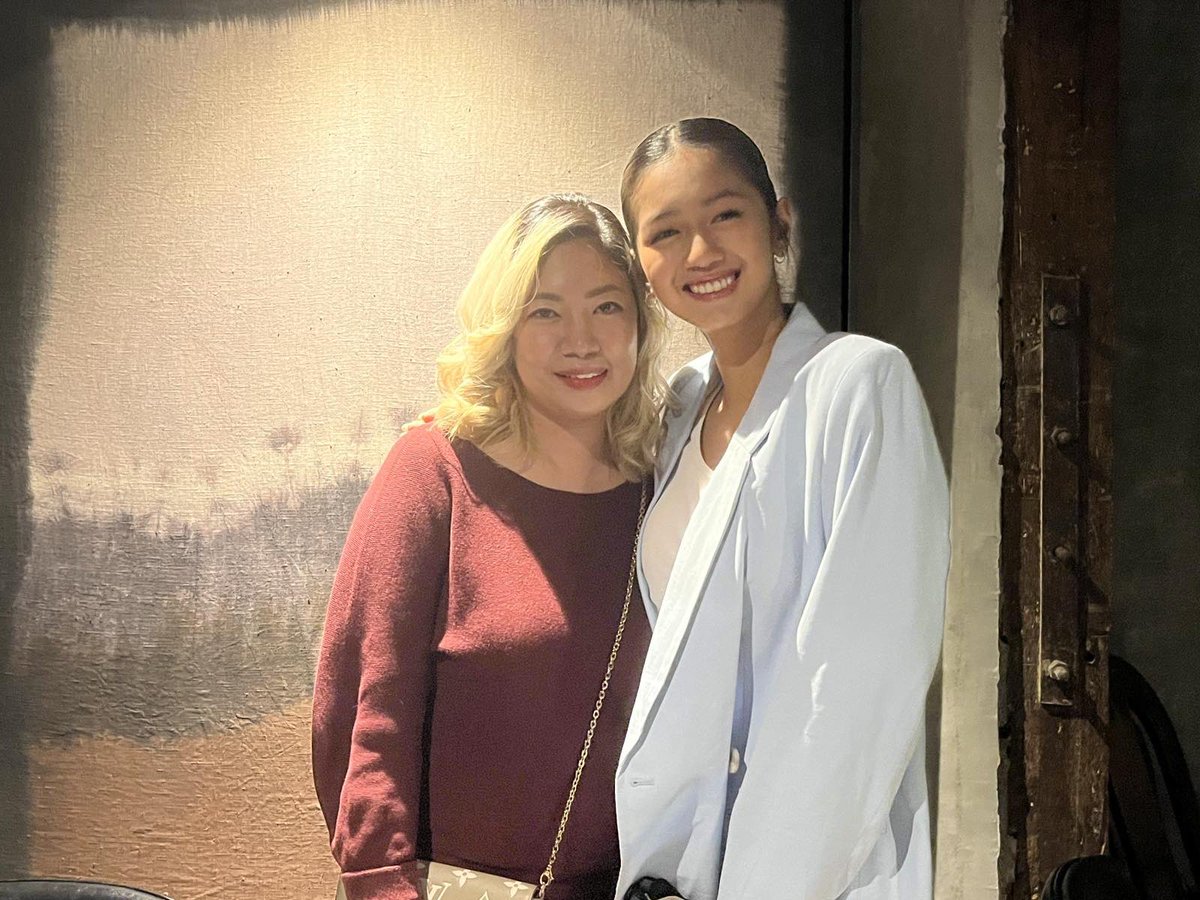StarCinema's tweet photo. @kaori_oinuma with @tinalata_ here at the #TaraG Celebrity Special Screening! 🫶🏼 https://t.co/6ED3hSfnZ7
