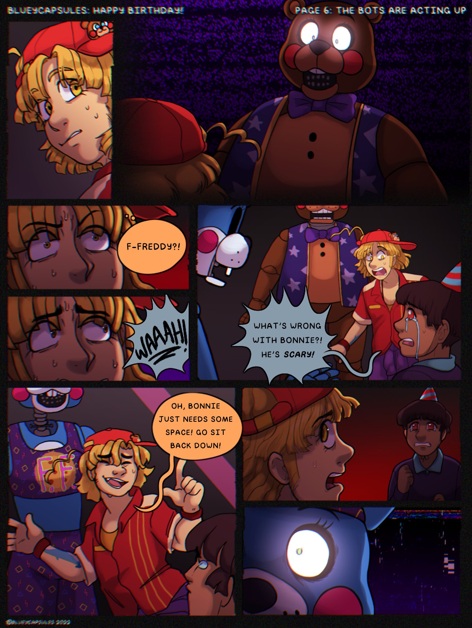 I recently read Blueycapsules fnaf comic by BOO_ghost357 on Sketchers  United