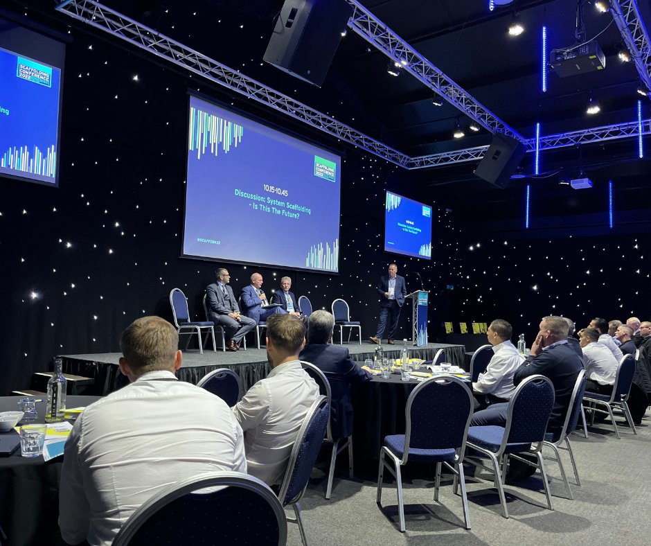 ScaffCon's tweet photo. Prior to breaking for refreshments, some of our speakers debated the merits of system scaffold and whether it was the way forward for the scaffolding industry.
#SystemScaffold #Scaffold #Scaffolding #ScaffCon22 https://t.co/QNKdHhR28d