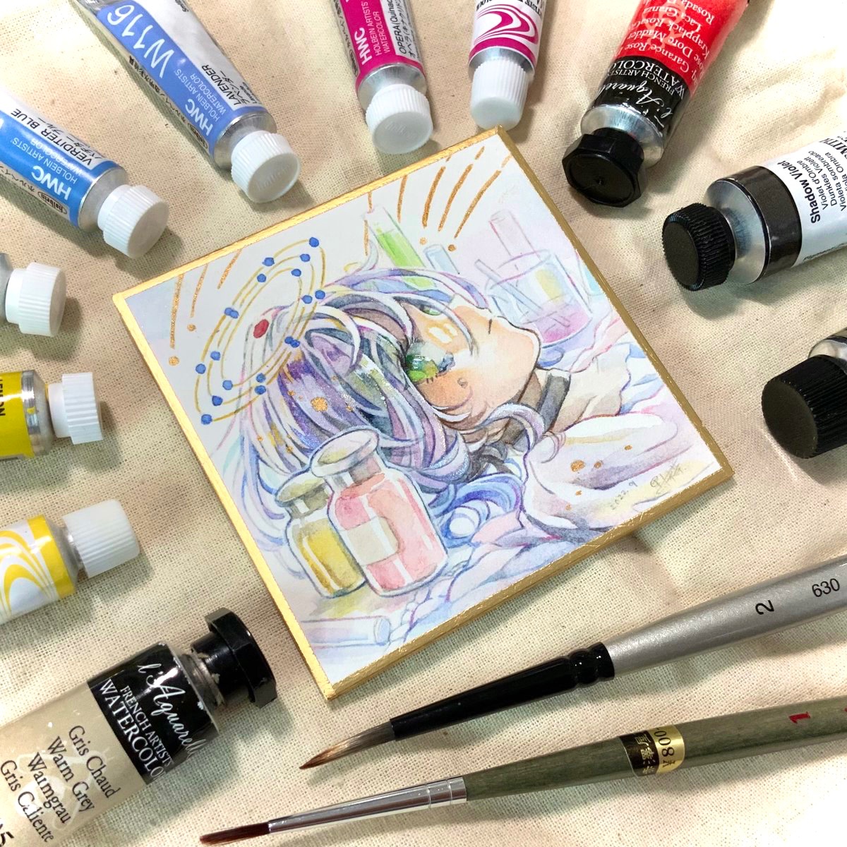 「#今月描いた絵を晒そう統一感が皆無だしいろいろありましたね… 」|黒抹茶🧪 コミティア144【J22b】のイラスト