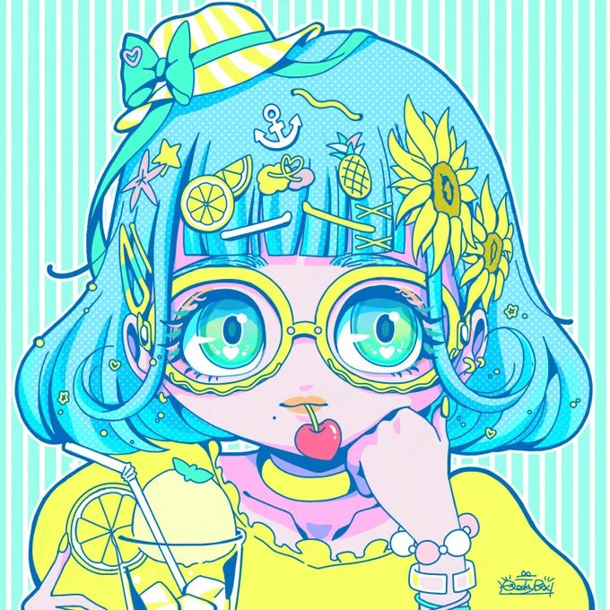 #あなたのあお色の作品を見せてください最近青好き 
