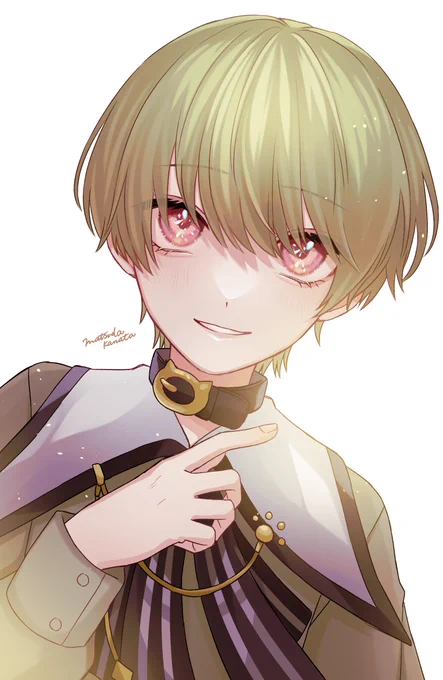 見つめ#創作 #シャルトナ君 