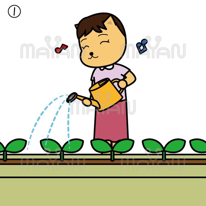 水やり のイラスト マンガ コスプレ モデル作品 17 件 Twoucan