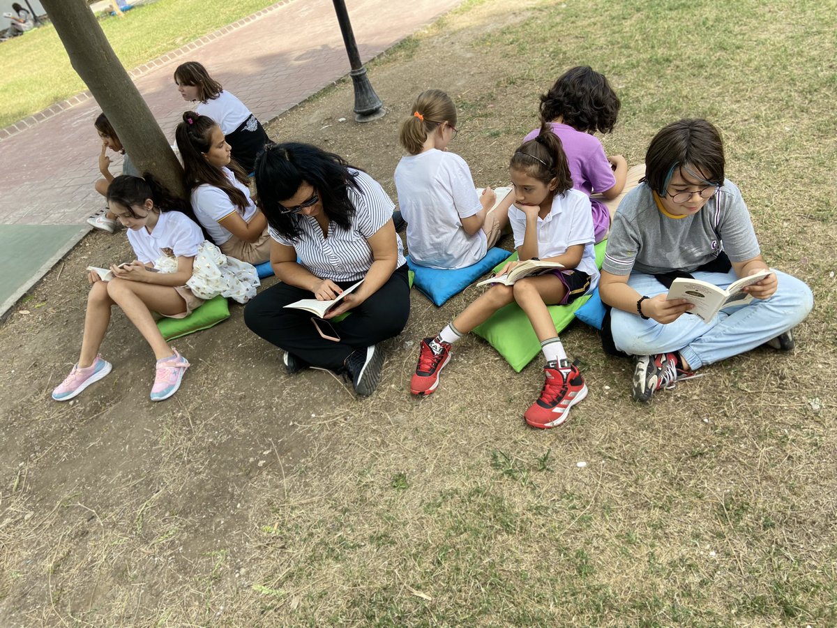 “Kitap Benim Açık Havada Okuma Saati etkinliğimiz” ile kitap okuma alışkanlığımızı tüm çevremize aşılamayı hedefliyoruz. #KitapBenim 📚📚 <a href="/nilcicek/">Nil Çiçek</a> <a href="/leventalper07/">Levent ALPER</a> 
 @handanbuke 
<a href="/isiloznurozer07/">IŞIL ÖZNUR ÖZER</a>   <a href="/ELFCANGL/">ELİF CANGÜL</a> <a href="/ozlemksdl/">Özlem Ksdl</a> <a href="/zeyneponceoz/">zeyneponceoz</a> <a href="/osmangokkayaUGR/">Osman Gökkaya</a> <a href="/Meric_Bati/">Meriç Batı</a> @muratpasaugur