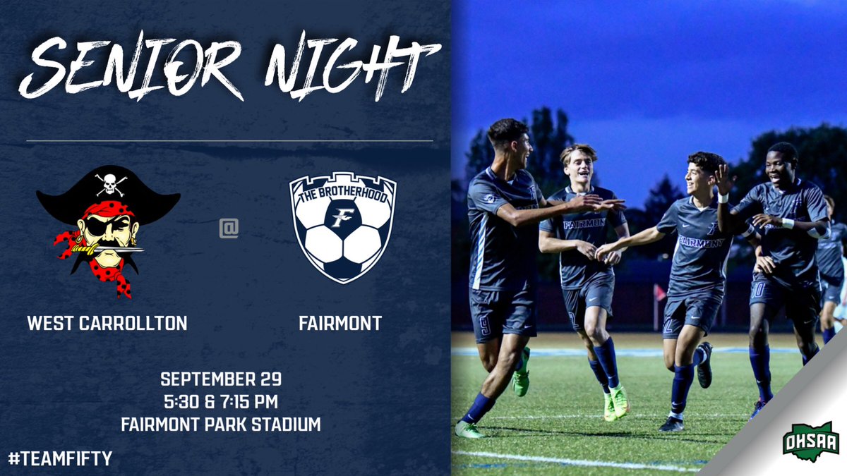 KFHSMensSoccer's tweet photo. Join us tonight at Fairmont Park Stadium to celebrate the class of 2023! #VamosBirds https://t.co/k07GIFjXMP