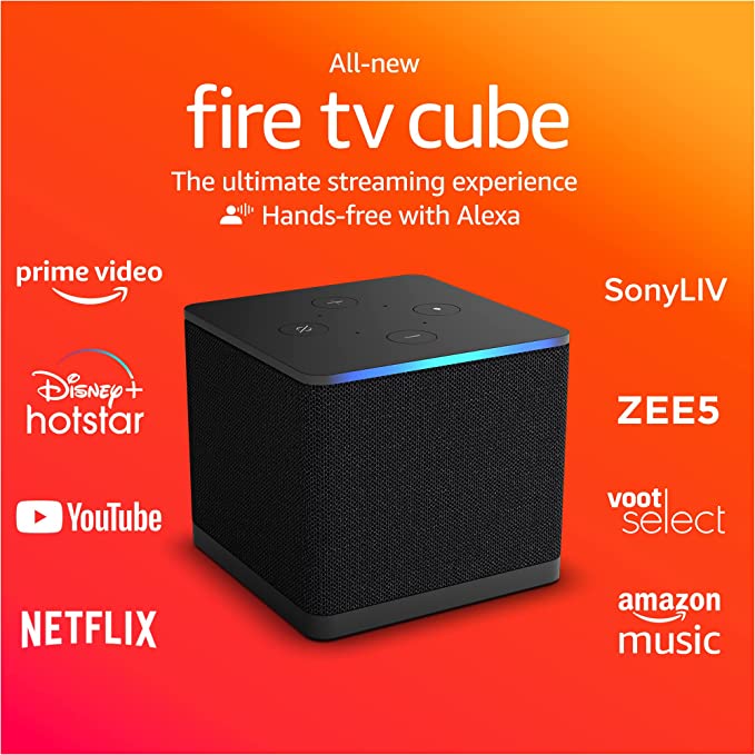 TechBuddiesIN's tweet photo. Amazon Fire TV Cube 3rd Gen and Alexa Voice Remote Pro Launched in India.
Price:
- Amazon Fire TV Cube 3rd Gen -₹13,999
- Alexa Voice Remote Pro -₹2,499
#AmazonFireTVCube3rdGen #AlexaVoiceRemotePro #TechBuddies https://t.co/pUiKop5uG4