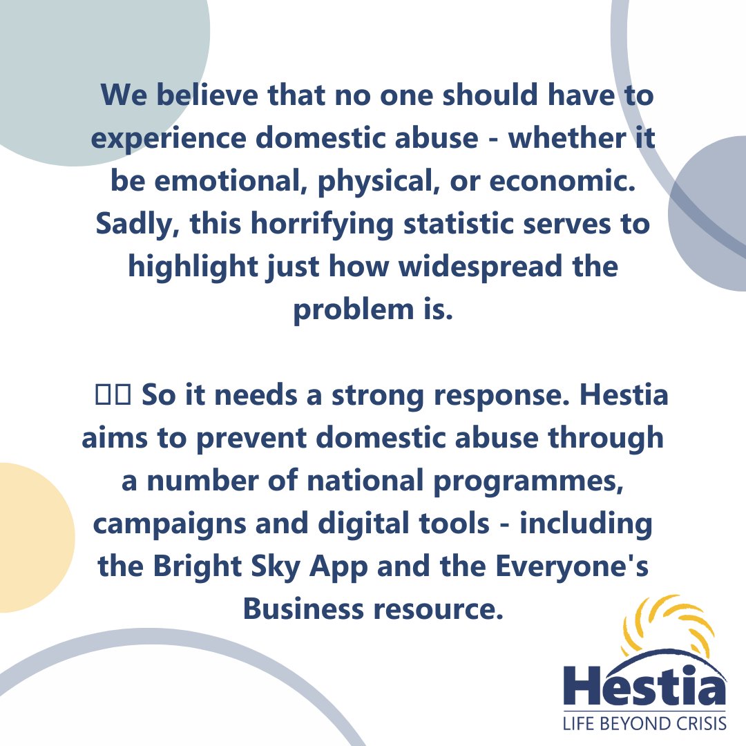 Hestia1970's tweet photo. ๐ Please consider donating ยฃ10 to us at https://t.co/ykWqvXrlPm to help fund this work - and together, we will #EndDomesticAbuse.
#DomesticAbuse #DomesticViolence #UKSAYSNOMORE #DomesticAbuseAwareness #SayNoMore #SayNotoDomesticAbuse #SafeSpaces #BrightSky #BrightSkyApp https://t.co/fwlcdzeYvB
