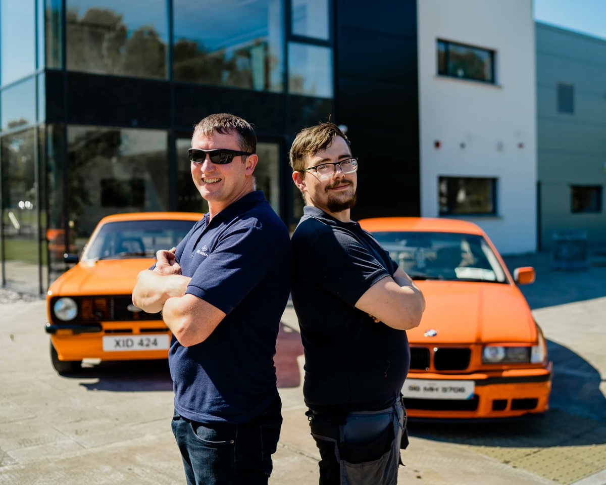 Check out another of our engineers personal projects - Earon's Bmw e36 saloon. He bought the car five years' ago. It was resprayed in Kubota red and chipped with raised rev limiter. 
“The car was fully stripped when I first got it and was on the road a month later!”