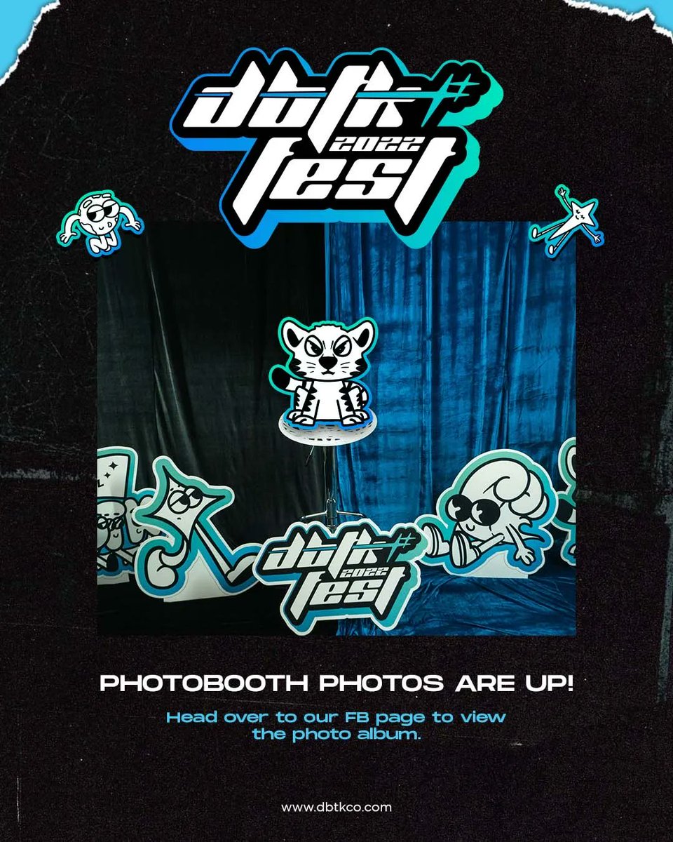 dbtkco's tweet photo. DBTK Fest Photo booth photos are up!!! 📸✨
Don't forget to tag us and use the hashtag #DBTKFest and #DBTKX if you're going to use the photo/s 😉 https://t.co/DbixV8EEj3