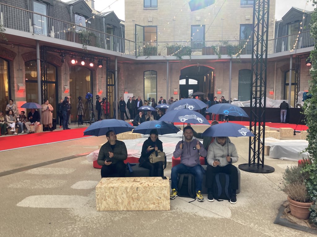 Vandaag een presentatie van #CITROEN Alleen… het weer zit tegen!