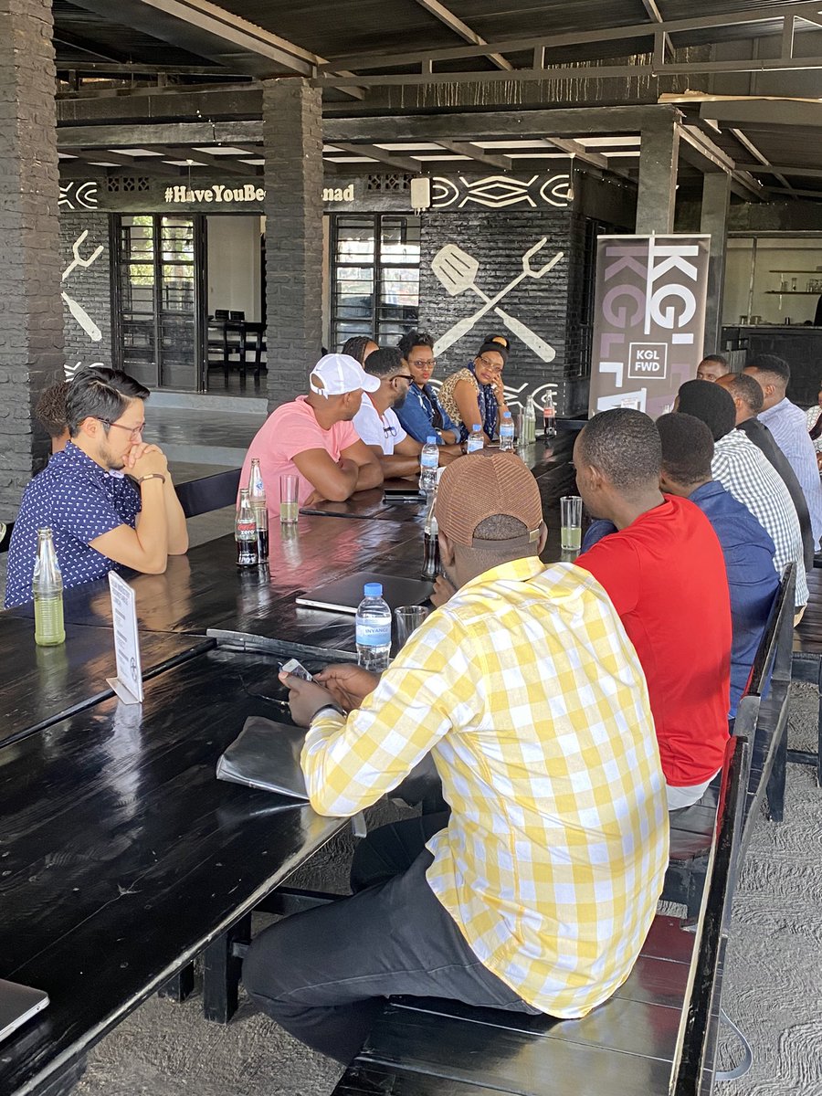 “When people talk about Rwanda sometimes you just hear gorillas and genocide. You guys are more than that!” - <a href="/damola5/">D-block5</a> 

Damola Ademola talking to Rwandan filmmakers at our Film Industry Roundtable Lunch.

#KGLFWDConnects