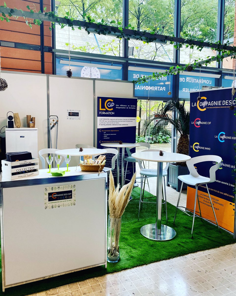Retrouvez-nous aujourd’hui et demain à <a href="/PatrimoniaLyon/">Patrimonia</a> stand A29 - Hall 1.
Cette année, nous avons choisi d’habiller notre stand sur le thème de la #financedurable, un sujet qui nous tient à cœur ! 
« La Compagnie des CGP se met au vert ! »
#gestiondepatrimoine #cgp #ecologie
