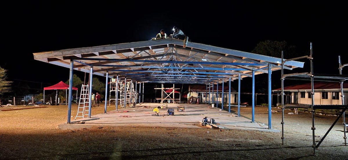 8EngrBde's tweet image. In partnership with the @Rfmf_Media engineers and 797th Engrs (US Army Res), a 2 week community construction project at Nausori Highland village school, Fiji, completed a steel pavilion and covered school entrance walkway. #global #innovative #worldclass