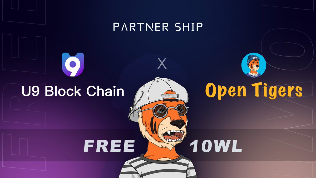 u9_BlockChain's tweet photo. # 12th  #Giveaway 
OpenW NFT Marketplace's first NFT creation, to join, purchase an OpenTiger on the #ETHW chain🐯
🎁 10 Whitelists
✅ Follow @u9_BlockChain &amp; @OpenTigersNFT&amp; @OpenPowNFT
✅ ❤️+RT+Tag 3 friends
✅ Leave your ETHW wallet address
✅ Join https://t.co/5VJgu7HE3b
24 H https://t.co/ptyl8F4A7Y