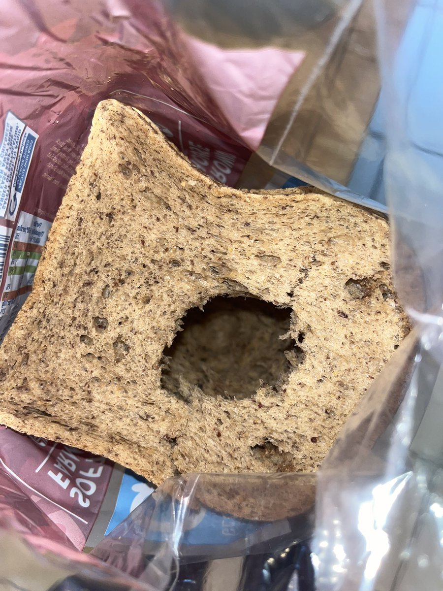 Saw Genius bread on offer at <a href="/sainsburys/">Sainsbury's</a> this week. As someone who is gluten free I understand that gluten free bread isn’t the greatest and can be a bit holey at times but this…. How is this okay? @geniusfoods #glutenfree