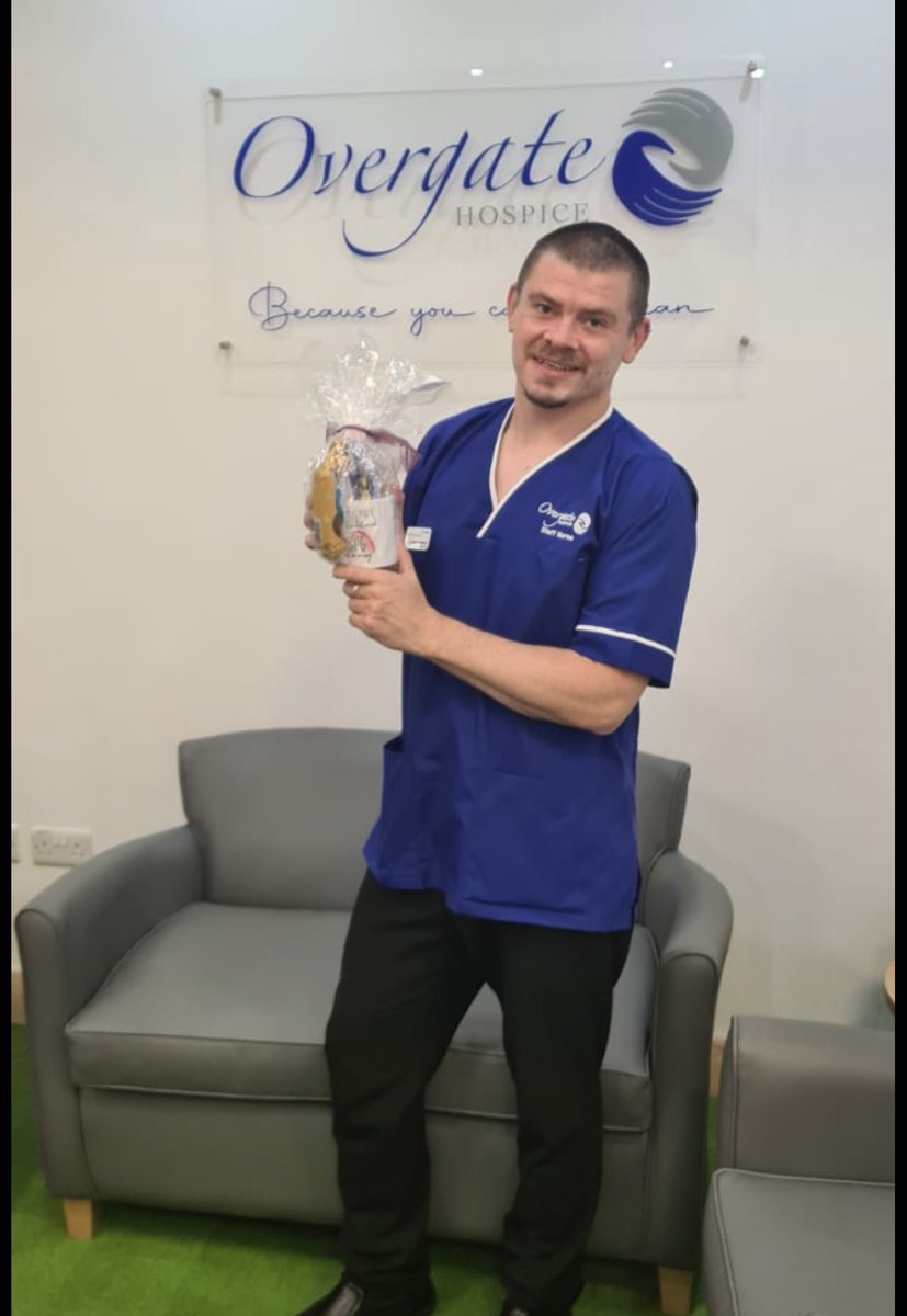 overgatekim's tweet image. The lovely Steven has won this weeks hug in a mug! He only joined us recently and he has settled into his new role amazingly. Thank you for all your hard work. The care you provide to our patients is outstanding! #welldeserved #huginamug #teamovergate @OvergateHospice