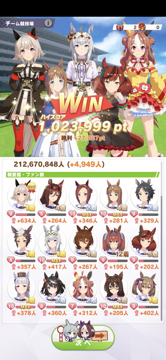 ようやく100万ポイント達成出来た！