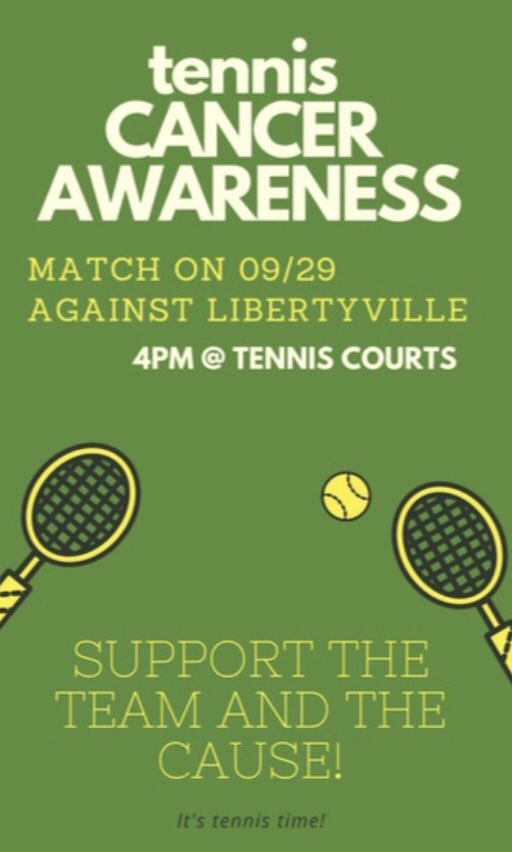 MunMustangsGT's tweet photo. Today we host Libertyville at 4:00 pm. We are bringing attention to the many families who have been impacted by cancer. Special thoughts to my friend Corey. ❤️ https://t.co/JZtWvB6X9d