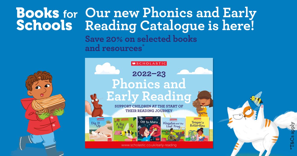 Have you seen our NEW Phonics and Early Reading catalogue yet? Browse our selection of early reading and fluency resources for schools. Plus, for a limited time get an extra 20% off - simply enter the code EARLYREADING at checkout. Browse the catalogue: shop.scholastic.co.uk/books-for-scho…