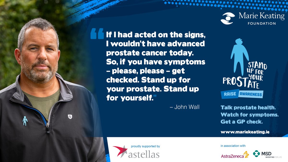Sept may be ending but that doesn't  mean stop having conversations about Prostate Health. #StandUpforYourProstate every month! Hopefully this campaign can be the catalyst for change, check ups &amp; prostate chats!
Click the link for more info:
mariekeating.ie/stand-up-for-y…
#StandUp22
