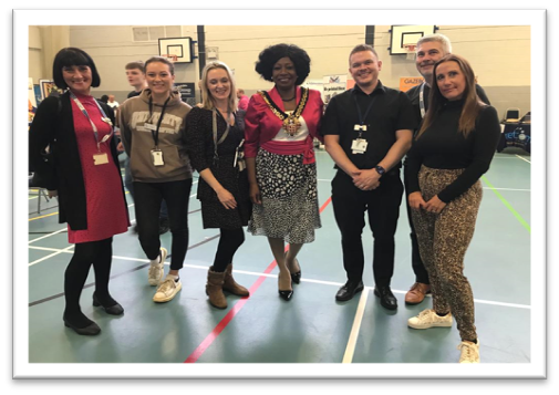 ServiceLeaderBC's tweet photo. A fantastic Youths Job Fair event was held at The Way yesterday, with lots of employers and providers in attendance sharing the amazing opportunities for young people. https://t.co/ayiFovwiy0