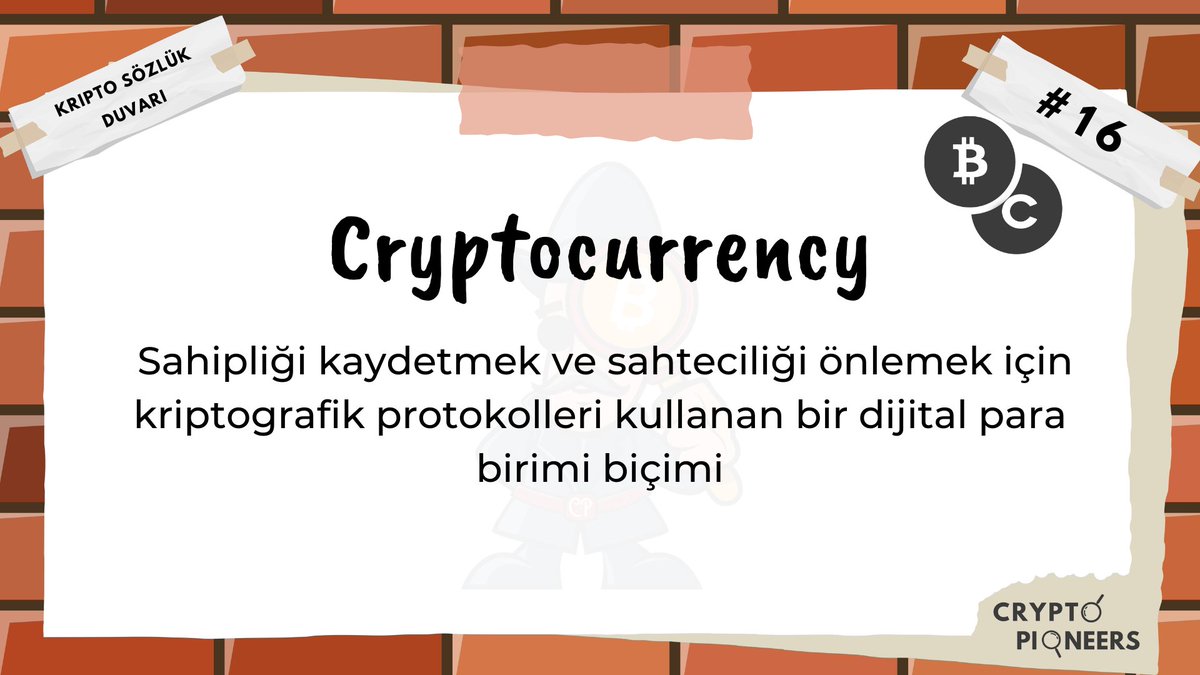 cryptopioneer14's tweet photo. 📔 Kripto Sözlük Duvarımızda yeni bir terimle karşınızdayız. 🥳

#cryptocurrency Nedir?

🤔 Şu aralar gözünüze kestirdiğiniz token hangisi yorumlarda belirtiniz?😉

#KriptoSözlükDuvarı #16 https://t.co/5cxTZKl9lN