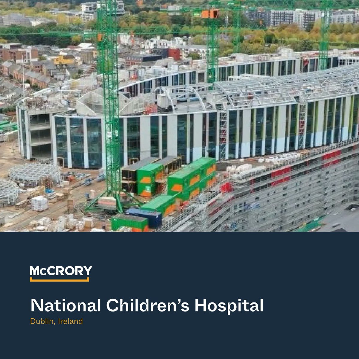 McCroryAccess's tweet photo. National Children’s Hospital Dublin
McCrory Access were appointed as the specialist scaffolding sub-contractor to design, supply &amp; erect all scaffolding for one of the largest construction projects ever undertaken in Ireland.
Read more...-> https://t.co/Di5xfxIuoV
@nch_info https://t.co/wg3Tjbg4sf