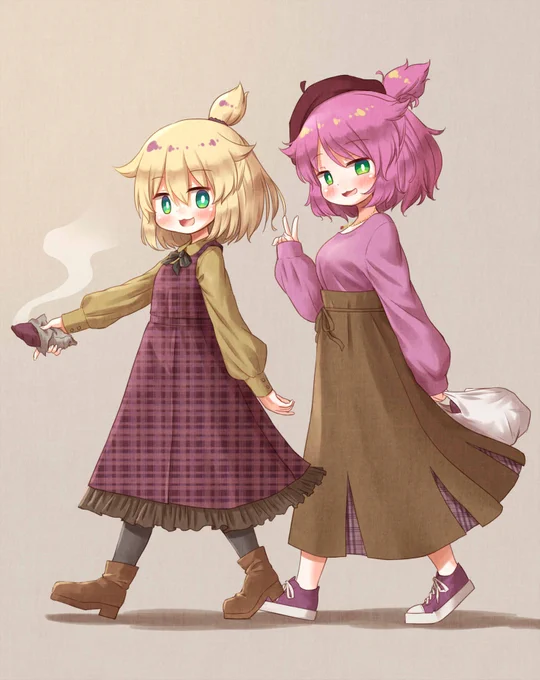 やきいもちゃんとべにいもちゃん 