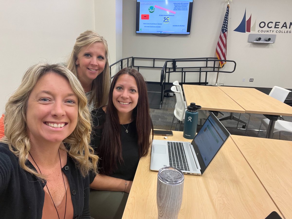 Barnegat instructional coaches at OCC learning ways to help design more student-centered lessons for secondary math classes! ⁦<a href="/moescnj/">Monmouth Ocean Educational Services Commission</a>⁩ ⁦<a href="/mccchr/">Chris McCaffrey ⚽ 🎓💻</a>⁩ #MOESCPDS #barnegatinspires