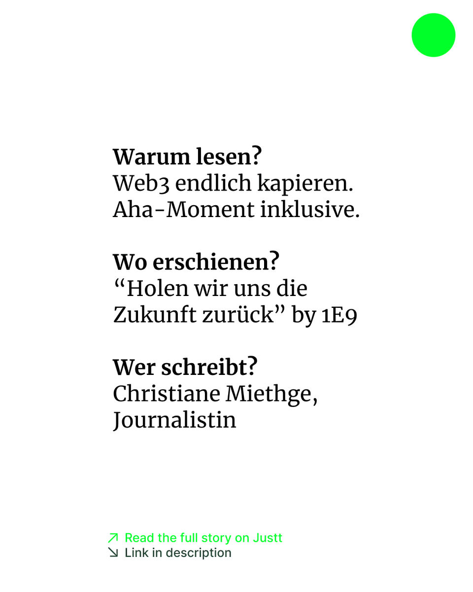 justt_app's tweet photo. 🤓Saving CO2 with tokenised forest elephants
The article you were looking for to understand how crypto technologies will change the world
Link to the (German) @1E9tech
article on @justt_app:
https://t.co/cIYRduBjtI
#Justt #Web3 #blockchaintechnology #Ethereum #smartcontract https://t.co/YYGMNCtDm2