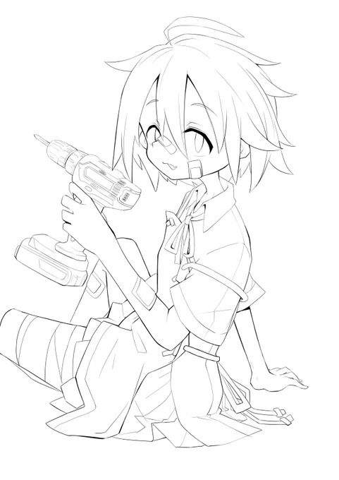 珍しく版権絵を描く等 