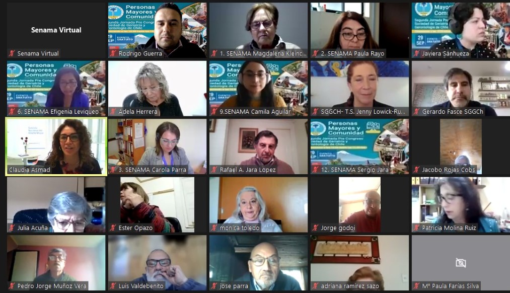 SENAMAGOB's tweet photo. Con el fin de contribuir a la divulgación de conocimientos que se transformen en herramientas útiles para mejorar la calidad de vida de las personas mayores, estamos participando en el Pre Congreso de la @Socgeriatria, con la directora nacional en la inauguración de la actividad. https://t.co/1B0HpuFr2k