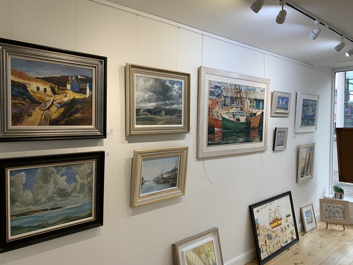 TrentArtGallery's tweet photo. A major re-hang of the gallery today with works on show by:
@HowsonOfficial
@JackSimcockArt 
@jackrussellart 
@GhislaineHoward 
#MauriceWade
#SimonQuadrat
#RuskinSpear
#NickEvans
#RandolphSchwabe
@AnthonyYatesRBA 
@Rob_Pointon 
@JiriBorsky 
@REWellsArtist 
#RegHaggar
#LindaWeir https://t.co/D0HWQkVcXQ