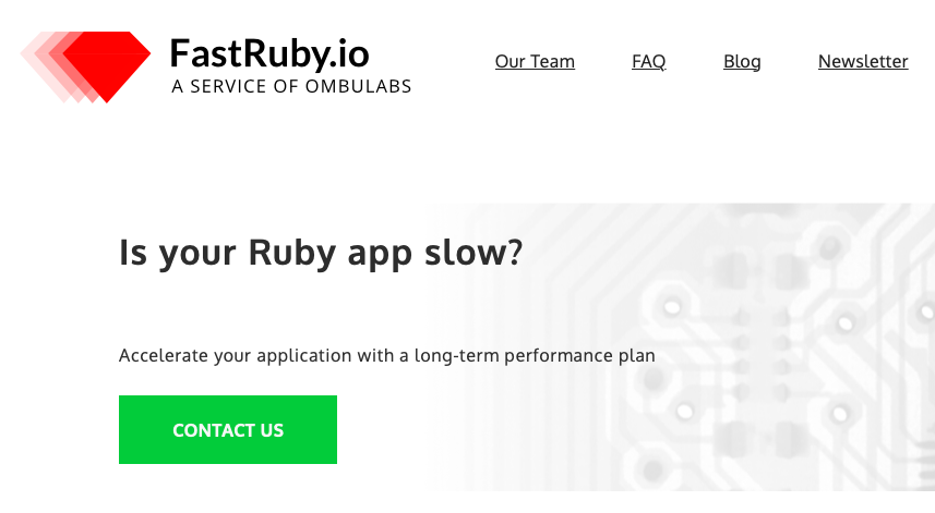 yukihiro_matz's tweet photo. Need to speed up your Ruby app but don't know where to start? @FastRubyIO can help you identify optimization opportunities with their Tune Report. https://t.co/nV4lipts3T  

#Performance #Ruby #ProTip #TuneReport
[from my GitHub sponsor] https://t.co/5fmMCwyroW