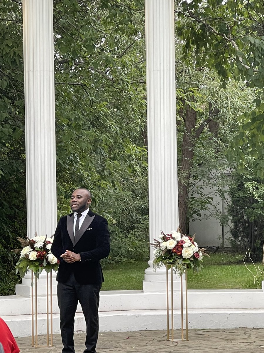 WisdomnHope's tweet photo. This is the Day that the Lord has made.  I will rejoice and be glad in it. #joy #double #faith #wedding #officiating a wedding. https://t.co/qe34nnX8Vh