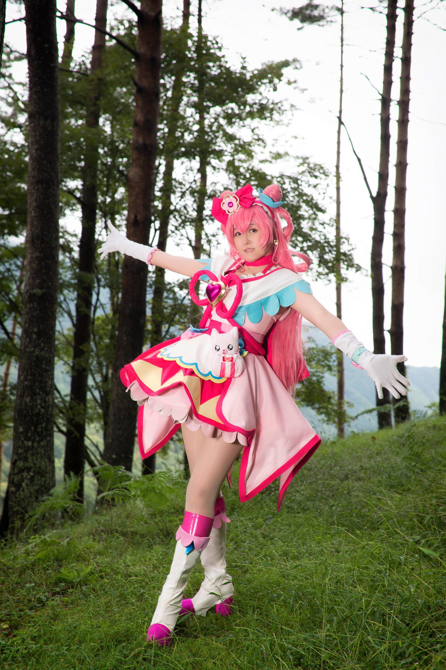 デリシャスパーティプリキュア キュアプレシャス コスプレ 衣装 大人