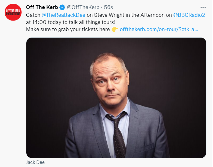 juliansheasport's tweet image. "These days, you try and go on a national public service broadcaster to get free advertising, which is against its charter, for your tour, and they throw you in jail. Where's my #FreedomOfSpeech, eh? #thesedays" #jackdee