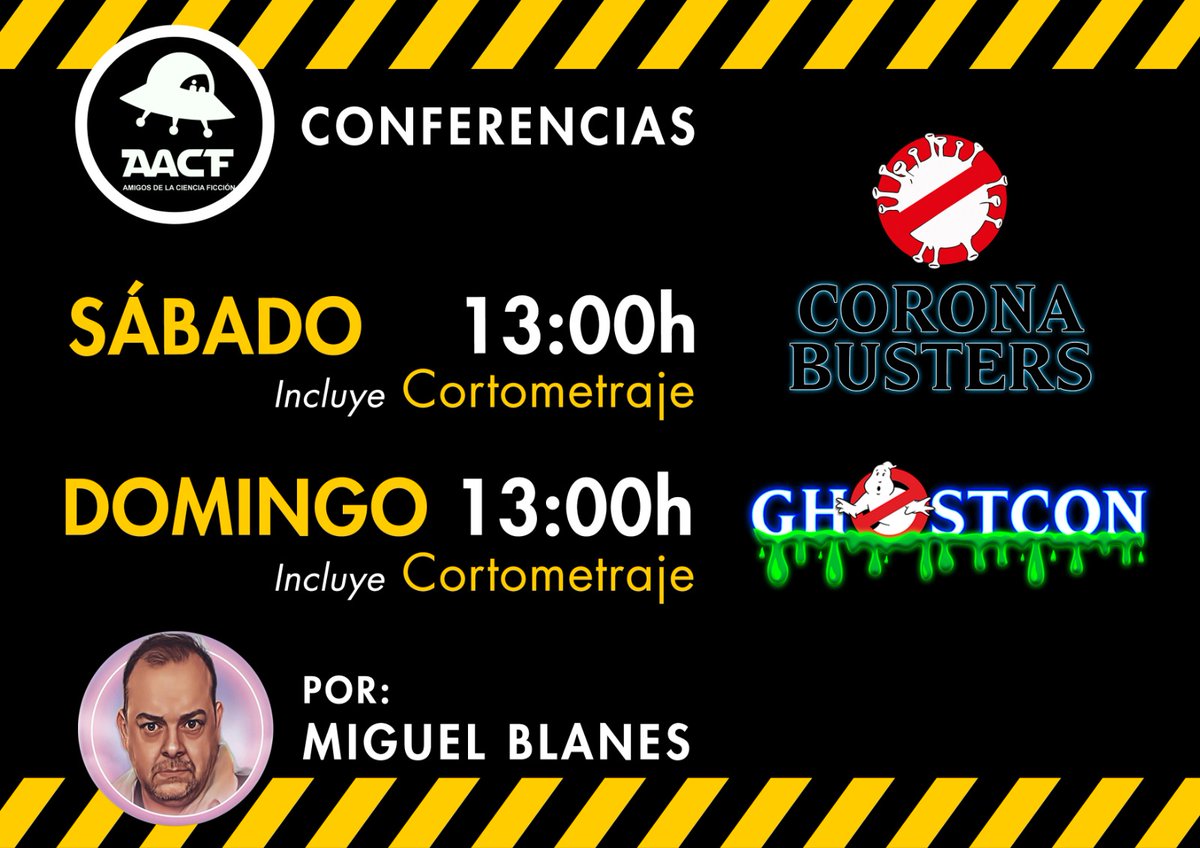 Blanibus's tweet photo. Este finde estaré en #mallorca en #frikijor2022 de @aacf145 y daré dos conferencias con el cortimetraje #coronabusters y en exclusiva el cortometraje #ghostcon
#ghostbusters #ghostbusterscostaeste #aacf #FRIKIJOR https://t.co/6xvjwQvRbI