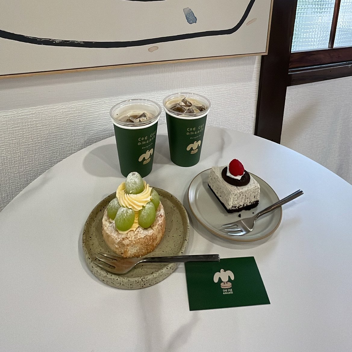 ______oom__'s tweet photo. 📍cou cou amande
店もスイーツも可愛くて味か本当美味しい最近オープンしたカフェ🍓🤍
店員さんも優しかった（╹◡╹）🦢

#日常垢さんとつながりたい 
#カフェ巡り好きな人と繋がりたい https://t.co/ug9Ph9SCGl