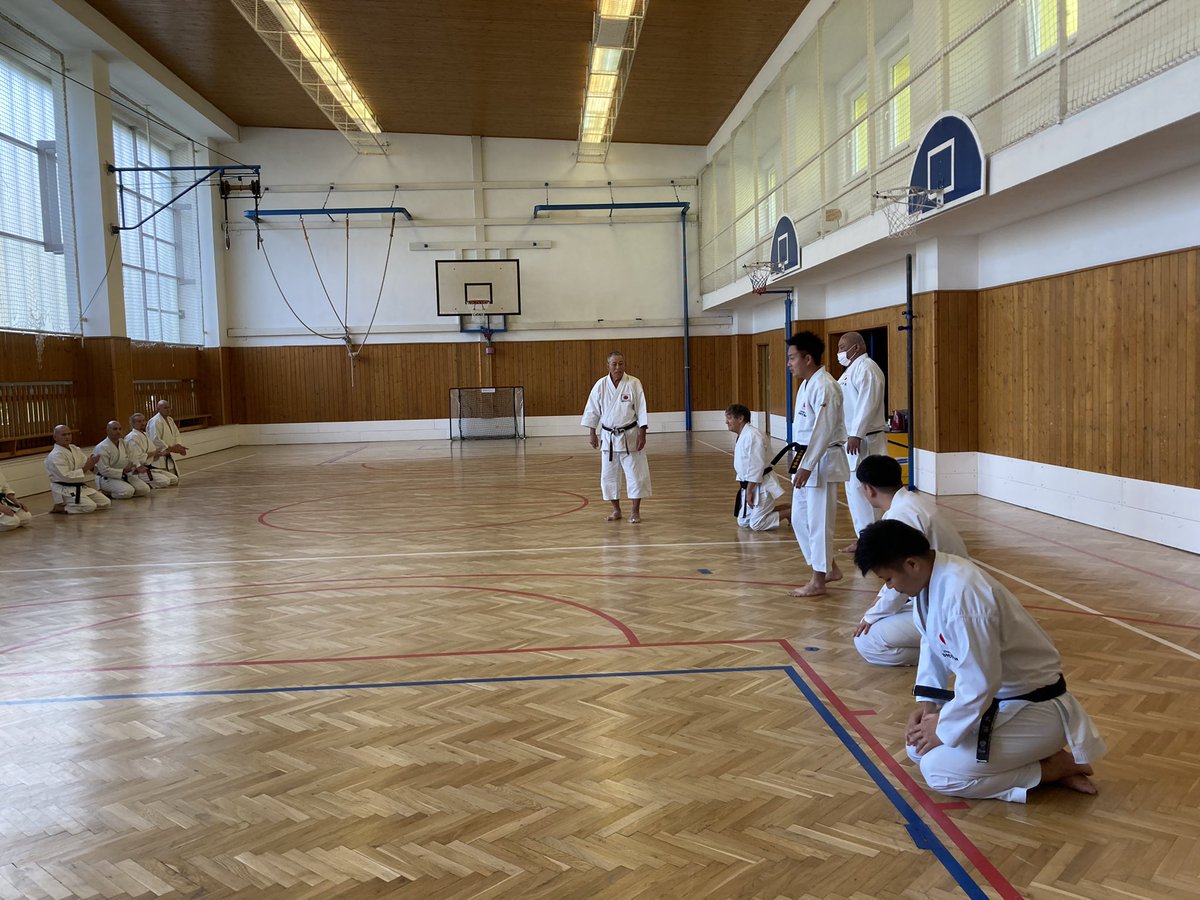 SKDUNorg's tweet photo. Gasshuku just starting with Technical director and committee members with other senior instructors assisting. #budokarate #skdunkarate #karate #worldkarate https://t.co/VwpiLGDk0U