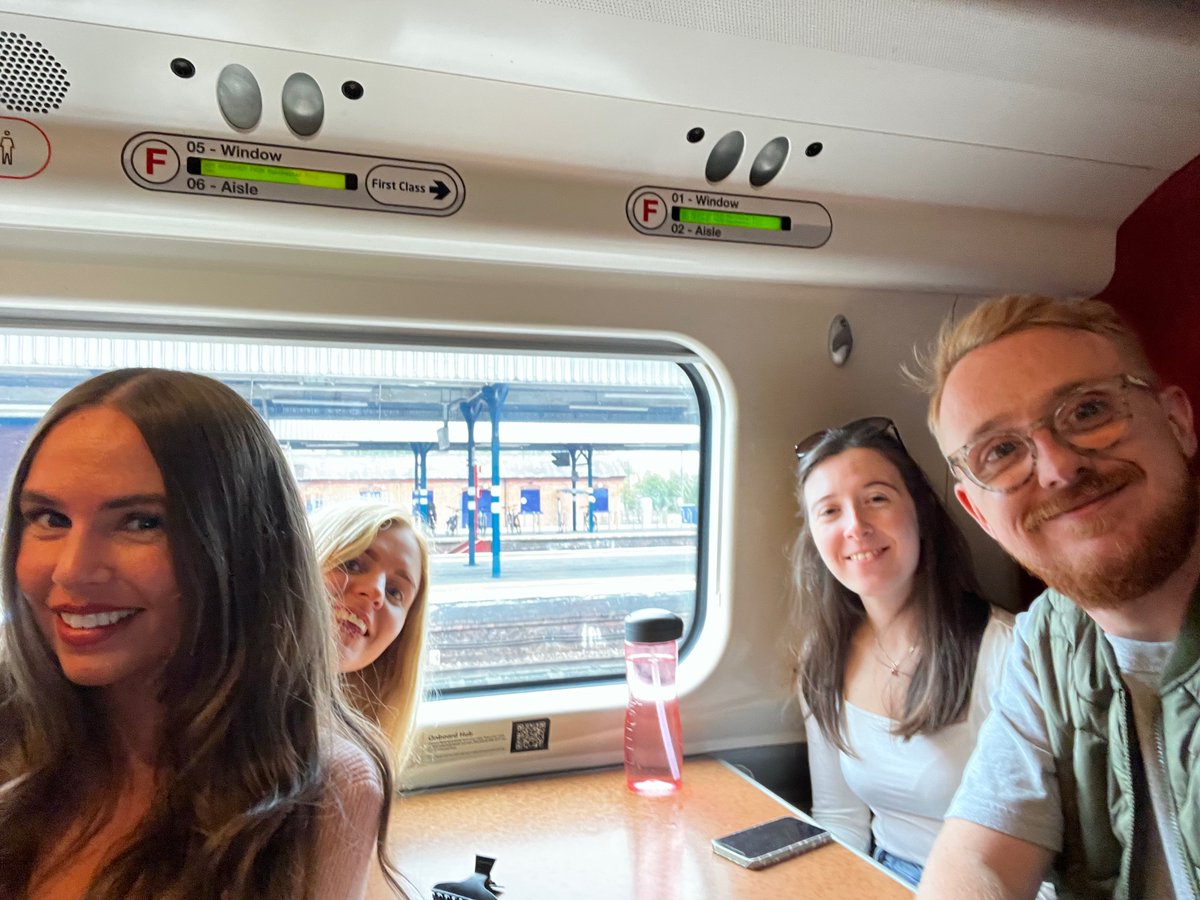 And we’re off! 🚄

We’re thrilled to be shortlisted for Best Professional Services Recruitment Agency at the national <a href="/RecruiterAwards/">Recruiter Awards</a>, which are taking place in London tonight!  🏆

<a href="/Duane_Cormell/">Duane Cormell</a> <a href="/katherinememery/">Katherine Memery</a> @lucy_realm <a href="/_RebeccaHopwood/">Rebecca Hopwood</a>  

#RecruiterShortlist #RealmRecruit