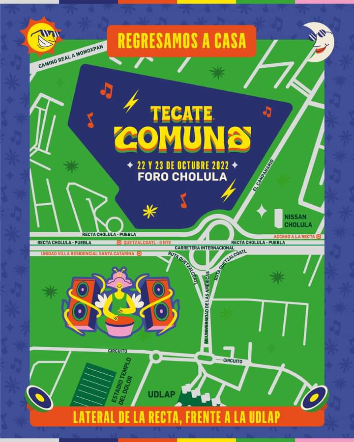 😎 PUEBLA LA CASA YA ESTA LISTA PARA SU CUARTA EDICIÓN <a href="/TecateComuna/">Tecate Comuna</a> ☀️😁 CON GRANDES INVITADOS <a href="/ApodacaGroup/">Apodaca Group</a> <a href="/ocesa_total/">Ocesa Total</a> #TecateComuna #ApodacaGroup #ForoCholula OCTUBRE22-23 FORO CHOLULA