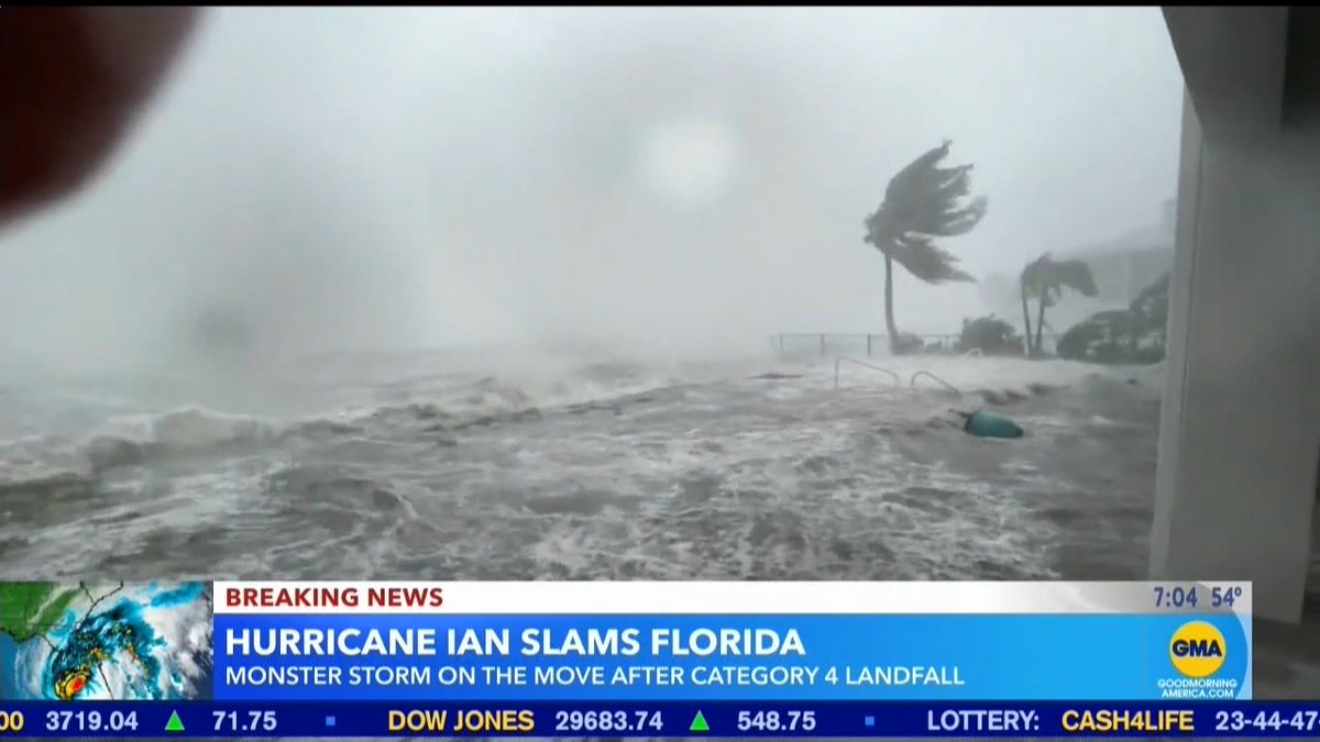 Hurricane Ian slams ashore as a category 4. ABC News chief
