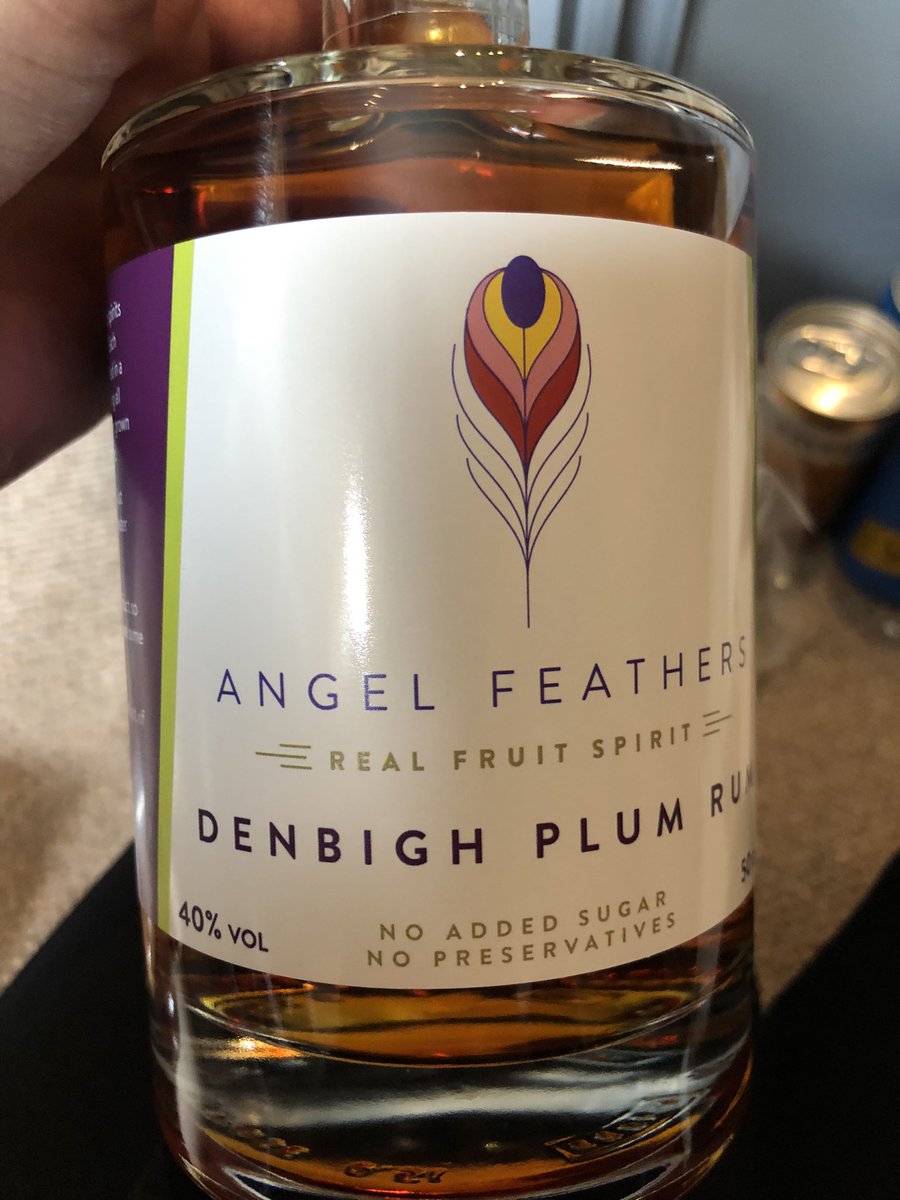 Labelling the first bottle of this years Denbigh Plum #Rum 🙏🏻 Diolch #AlreadySold 
See you on Saturday #Denbigh